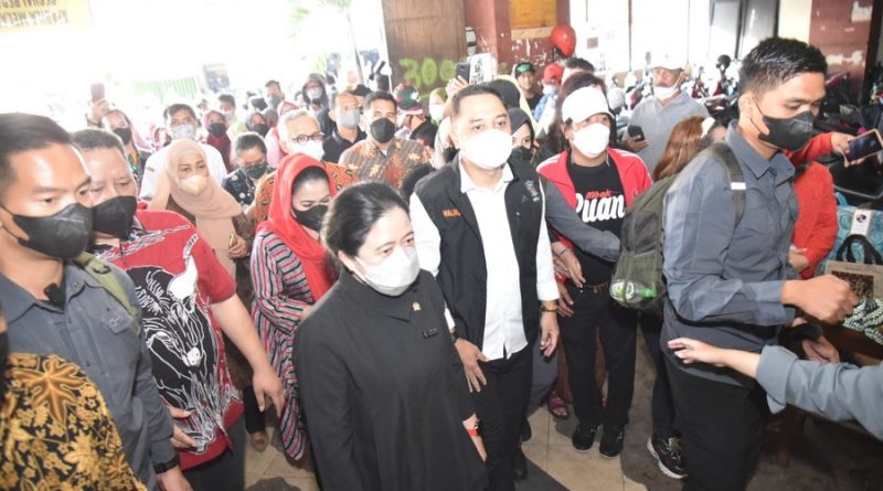 Jelang Ramadhan, Ketua DPR RI Puan Maharani bersama Wali Kota Eri Cahyadi Pantau Harga Sembako